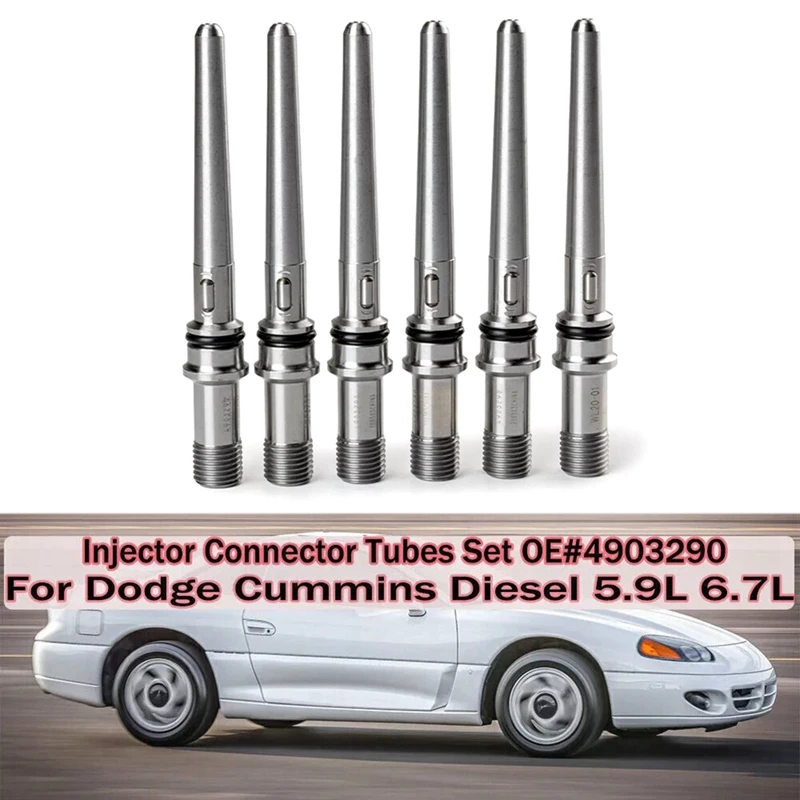6PCS Car Injector Connector Tube 4903290 For Dodge Cummins Diesel 5.9L 6.7L 2003-2012 2872288 4088578 2872395
6PCS Car Injector Connector Tube 4903290 For Dodge Cummins Diesel 5.9L 6.7L 2003-2012 2872288 4088578 2872395