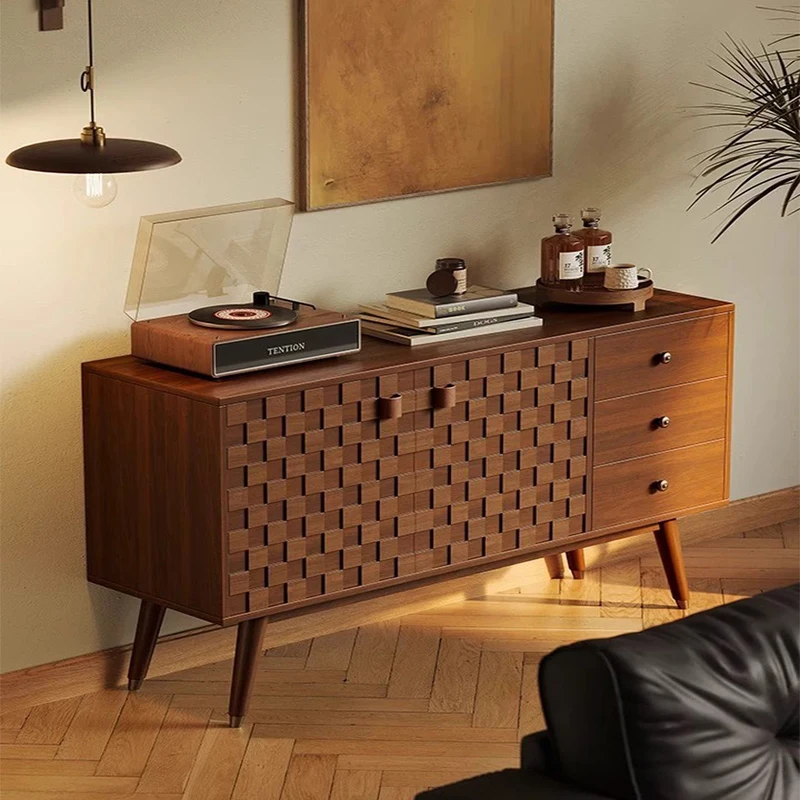 American retro medieval style solid wood cabinet, living room dining side Nordic entrance storage side cabinet
American retro medieval style solid wood cabinet, living room dining side Nordic entrance storage side cabinet