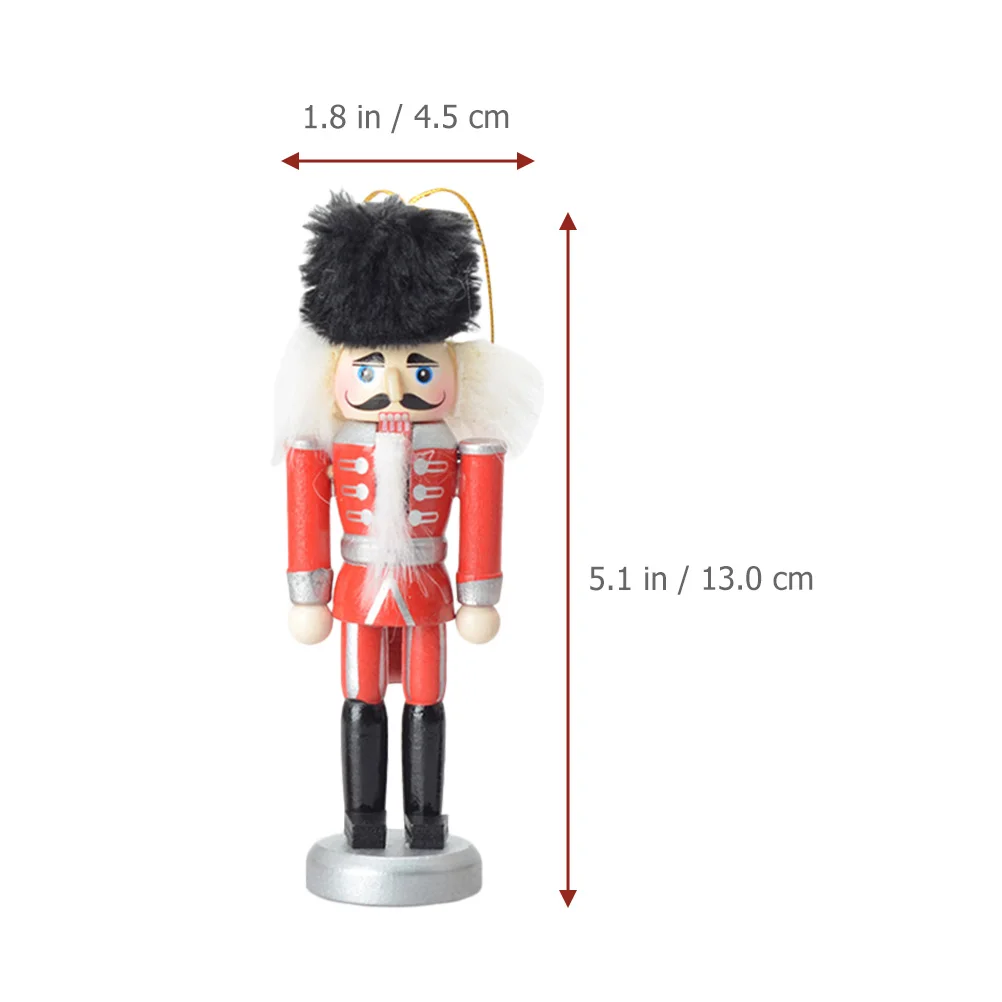 4Pcs Wood Xmas Nutcracker Soldier Decoration Christmas Nutcracker Hanging Ornament Holiday Party Xmas Tree Decor
4Pcs Wood Xmas Nutcracker Soldier Decoration Christmas Nutcracker Hanging Ornament Holiday Party Xmas Tree Decor