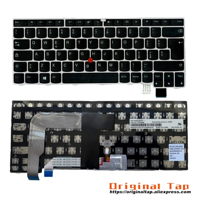 Итальянская клавиатура IT для Lenovo Thinkpad 13 Gen 2 2 2nd T470s 01ER804 01EN822 01ER845 01EN781
Итальянская клавиатура IT для Lenovo Thinkpad 13 Gen 2 2 2nd T470s 01ER804 01EN822 01ER845 01EN781