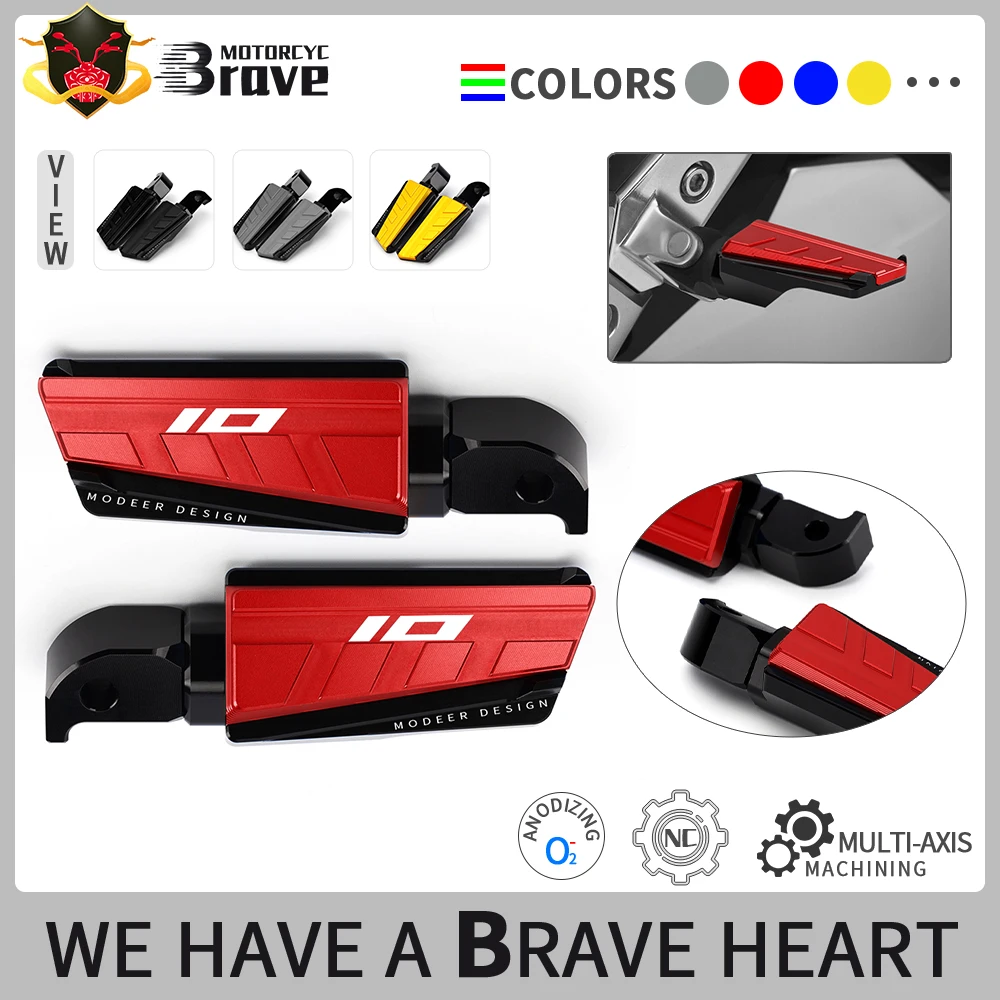 Motorcycle Accessories CNC Aluminum Rear Passanger Foot Peg Footrests For MT-10 2016-2023 MT-25 2015-2023 MT 10 MT 25
Motorcycle Accessories CNC Aluminum Rear Passanger Foot Peg Footrests For MT-10 2016-2023 MT-25 2015-2023 MT 10 MT 25