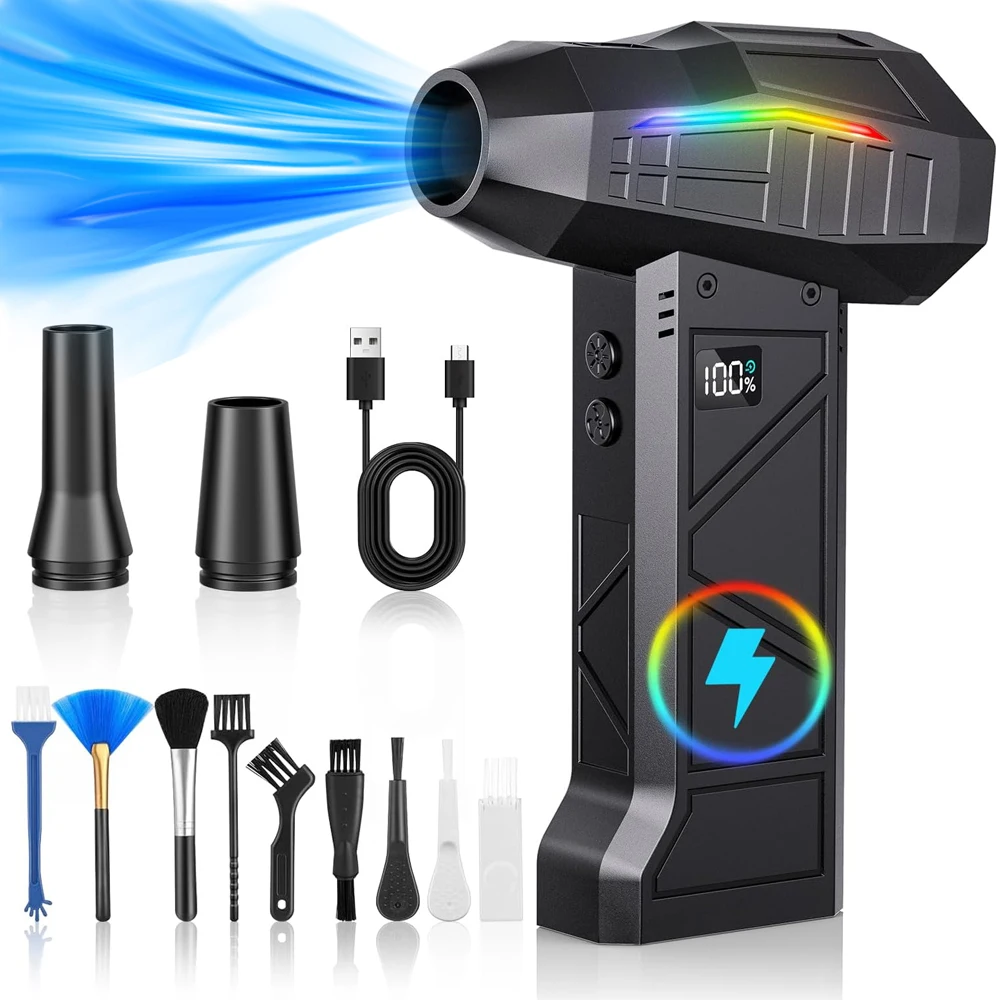 200000PRM Violent Fan Powerful Electric Air Blower High power Portable Dust Cleaner PC Car Camping Turbo Jet Blower Clea Tools
200000PRM Violent Fan Powerful Electric Air Blower High power Portable Dust Cleaner PC Car Camping Turbo Jet Blower Clea Tools