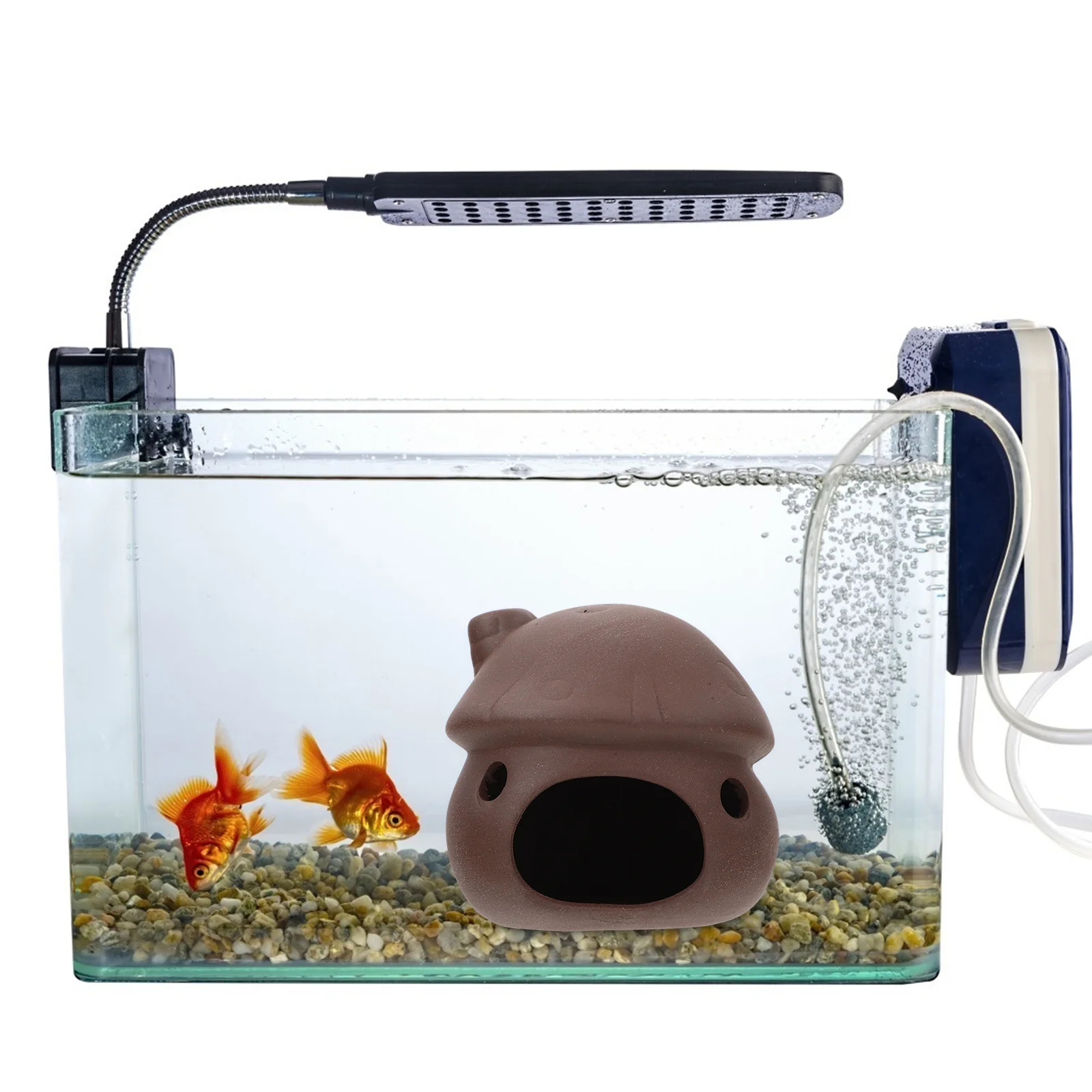 Fish Tank Decoration Purple Sand Mushroom House Aquarium Shrimp Shelter Durable Natural Fish Hideaway Ornament
Fish Tank Decoration Purple Sand Mushroom House Aquarium Shrimp Shelter Durable Natural Fish Hideaway Ornament