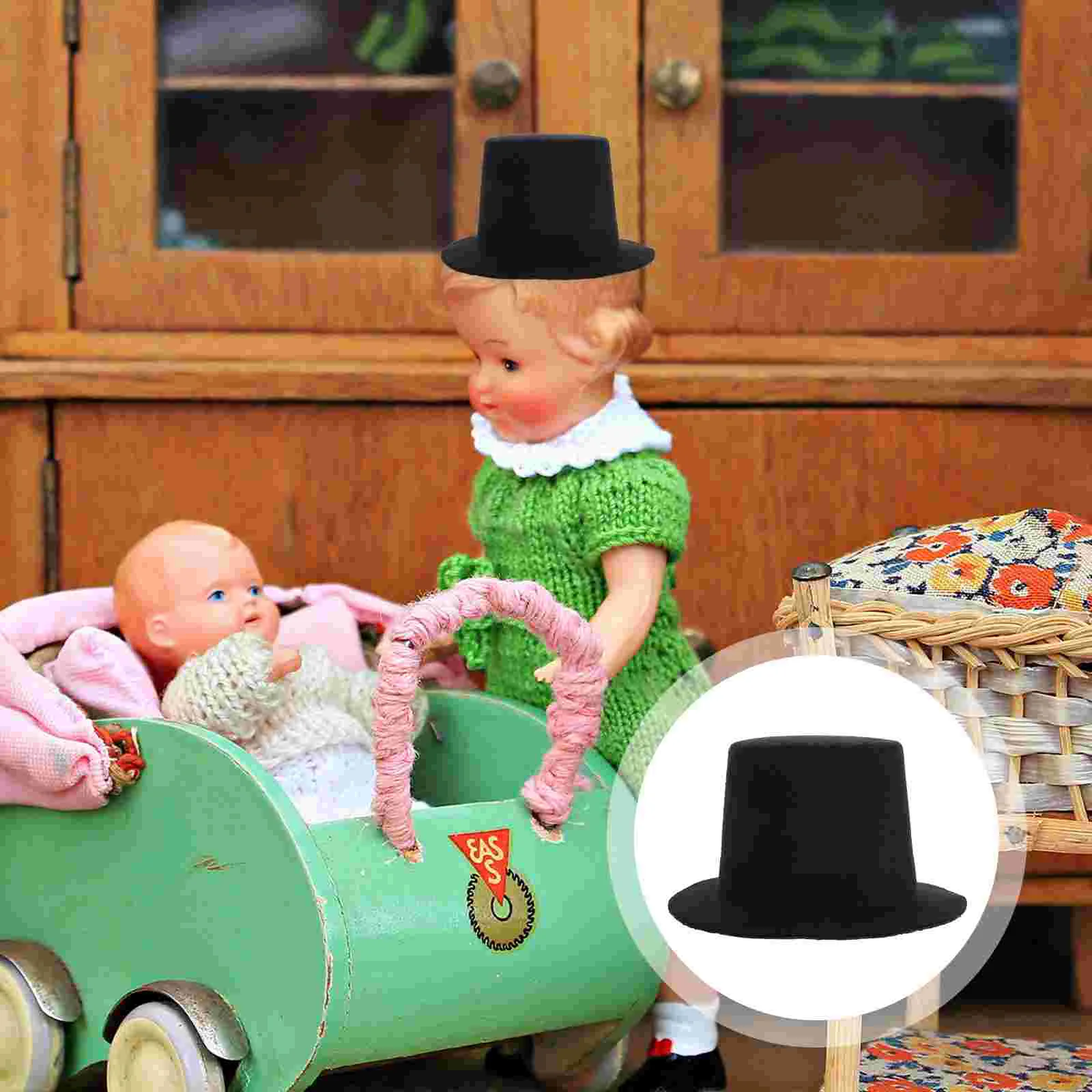 2 Pcs Baby Clothes Hat Tops Hats for DIY Crafts Costume Candy Adornment Black Mini Ornament
2 Pcs Baby Clothes Hat Tops Hats for DIY Crafts Costume Candy Adornment Black Mini Ornament