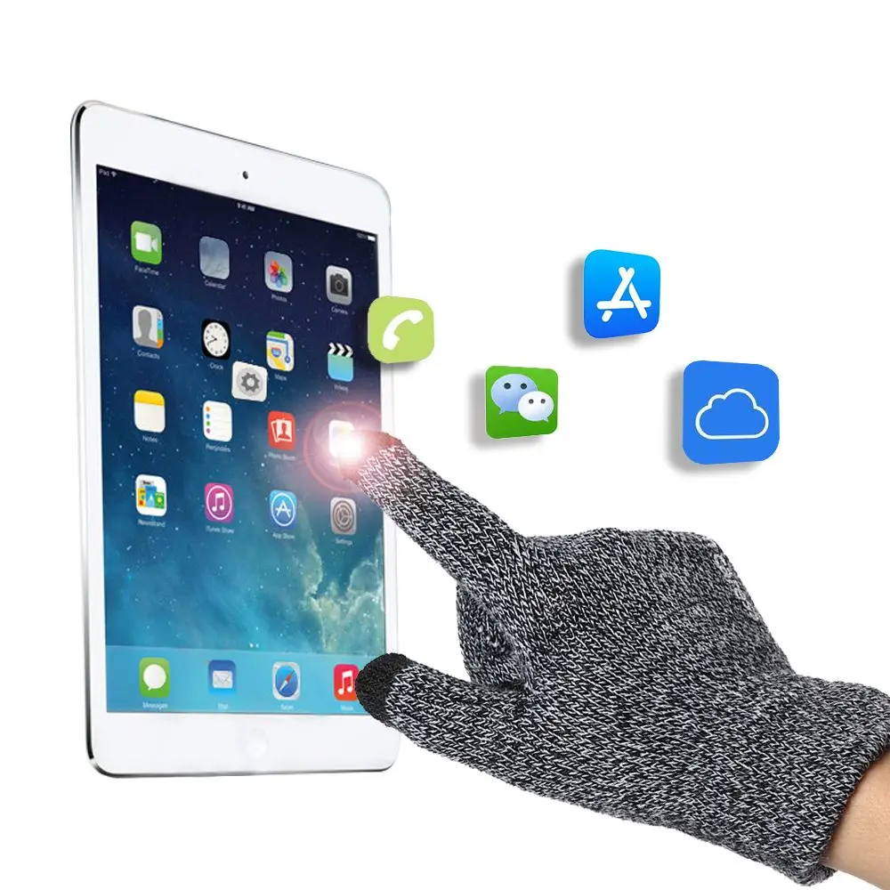 Men Women Non-slip Stretch Warm Gloves Wool Knitted Touch Screen Full Finger Mittens
Men Women Non-slip Stretch Warm Gloves Wool Knitted Touch Screen Full Finger Mittens
