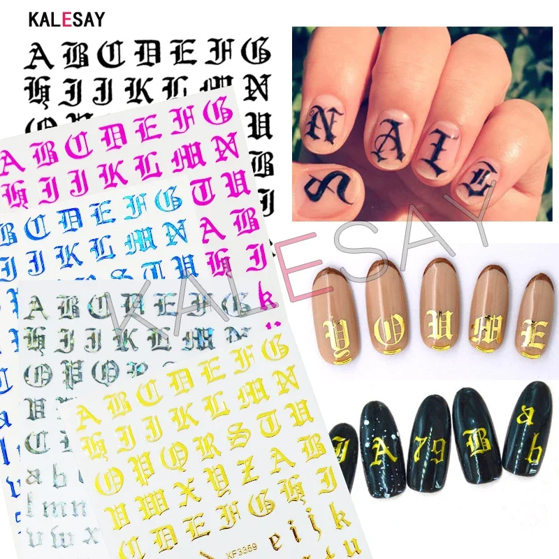 3D Old English Design Nail Art Stickers Manicure Nail Decal Back Glue Stickers for Nails Decal Decoration 12 Colors Option
3D Old English Design Nail Art Stickers Manicure Nail Decal Back Glue Stickers for Nails Decal Decoration 12 Colors Option