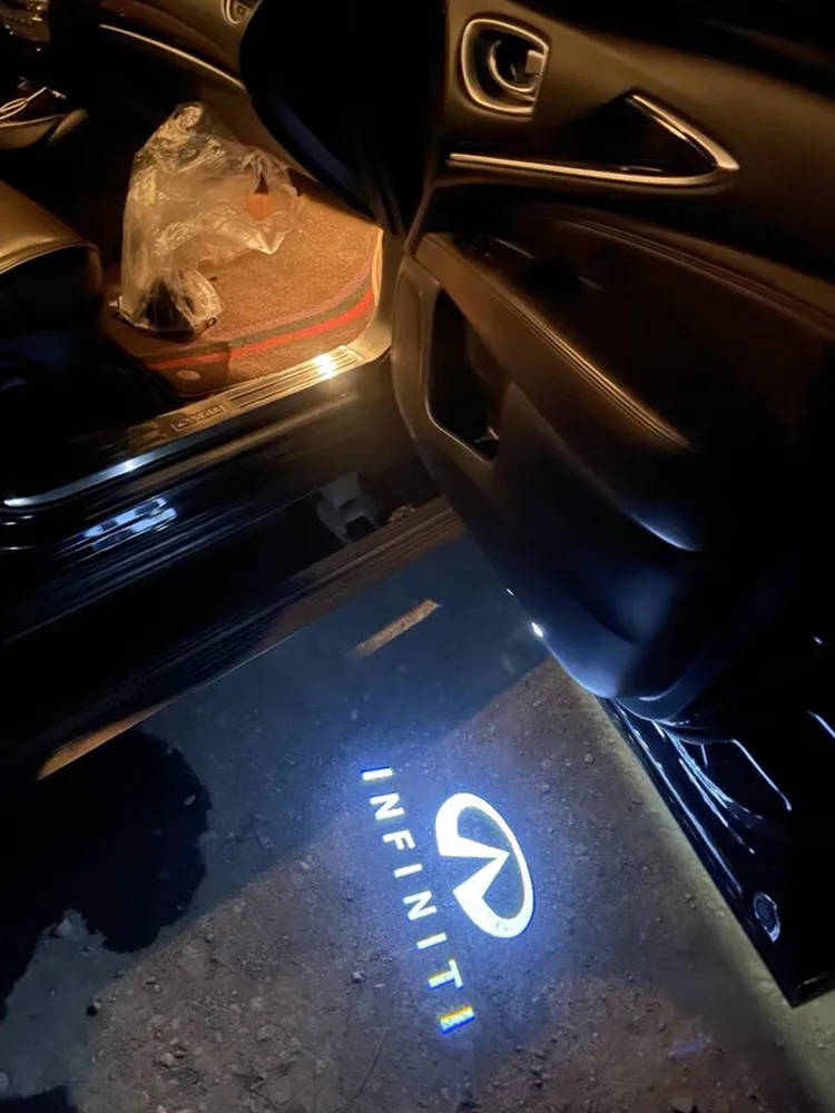 2pcs LED Car Door Light Courtesy Welcome Lamps Logo Laser Projector Ghost Shadow Lights For Infiniti Q50 Q70 QX70 QX80 FX37 FX35
2pcs LED Car Door Light Courtesy Welcome Lamps Logo Laser Projector Ghost Shadow Lights For Infiniti Q50 Q70 QX70 QX80 FX37 FX35