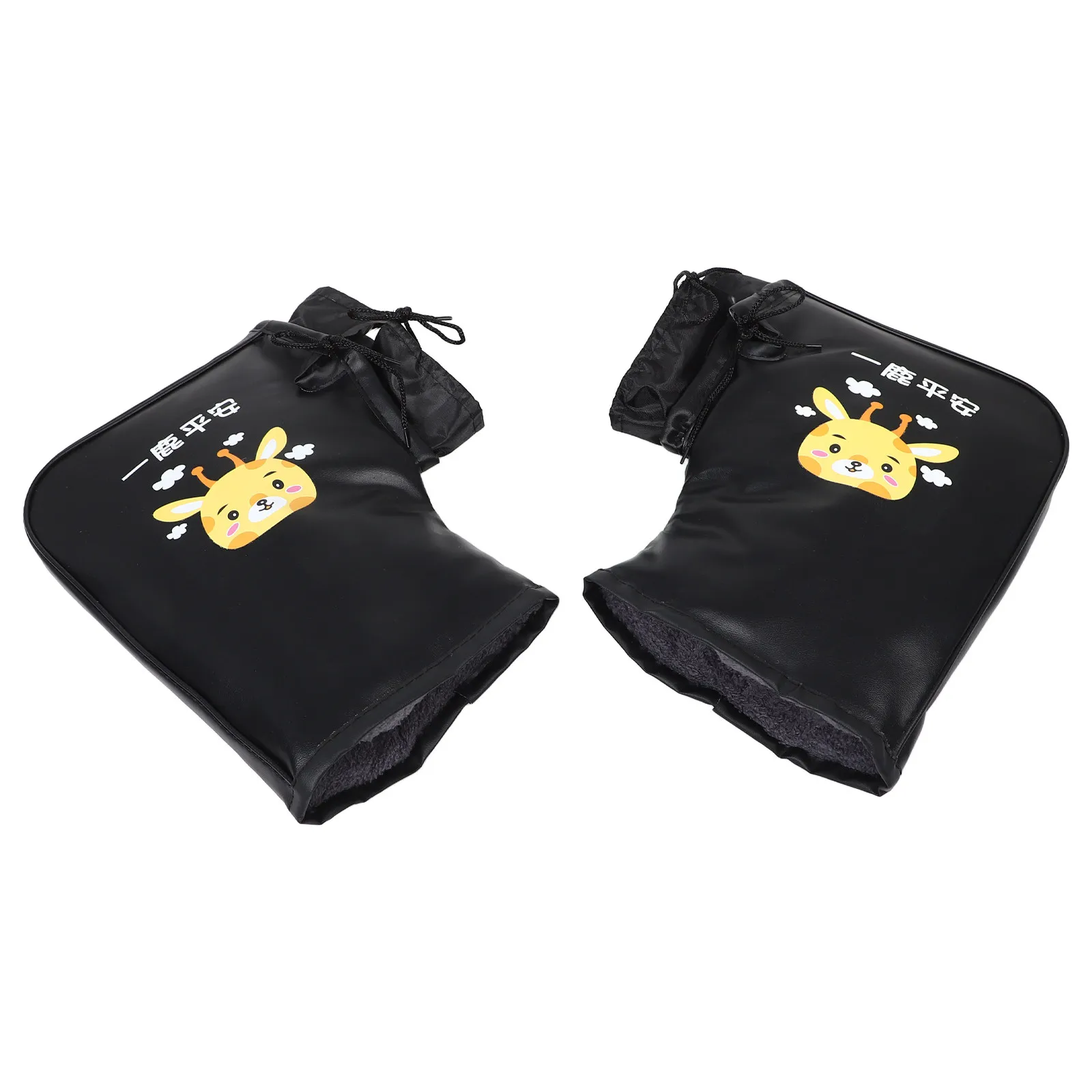 1Pair Motorcycle Handlebar Covers Thermal Windproof Waterproof PU Gloves with Cozy Lining for Winter Riding Compatible with
1Pair Motorcycle Handlebar Covers Thermal Windproof Waterproof PU Gloves with Cozy Lining for Winter Riding Compatible with