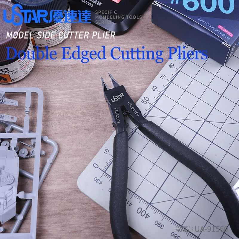 USTSR Chrome Vanadium Steel Double Edged Cutting Pliers For Gundam Model Making Side Cutter Dedicated Craft DIY Tools
USTSR Chrome Vanadium Steel Double Edged Cutting Pliers For Gundam Model Making Side Cutter Dedicated Craft DIY Tools