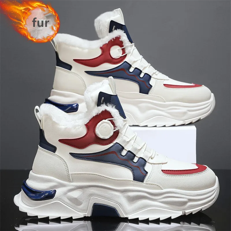 2025 Winter Velvet Men Motorcycle Boots Rotary Buckle Design Ankle Boots Man Platform Boots Outdoor Anti-Slip Men's Biker Shoes
2025 Winter Velvet Men Motorcycle Boots Rotary Buckle Design Ankle Boots Man Platform Boots Outdoor Anti-Slip Men's Biker Shoes