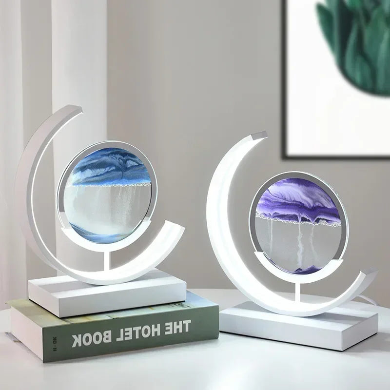 LED Night Light Sandscape Moving Sand Art Frame Table Lamp 3D Deep Sea Sandscape In Motion Display Flowing Sand Frame Home Decor
LED Night Light Sandscape Moving Sand Art Frame Table Lamp 3D Deep Sea Sandscape In Motion Display Flowing Sand Frame Home Decor