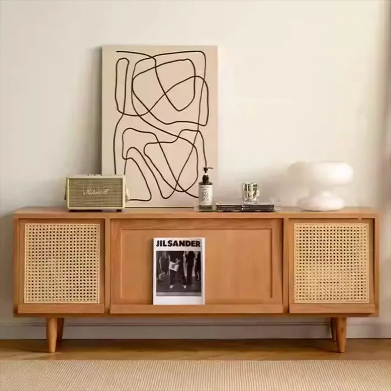 Luxury Floor Wooden TV Stands Dresser Rattan Entertainment Center Simple TV Cabinet Household Mobili Per La Casa Home Furniture
Luxury Floor Wooden TV Stands Dresser Rattan Entertainment Center Simple TV Cabinet Household Mobili Per La Casa Home Furniture