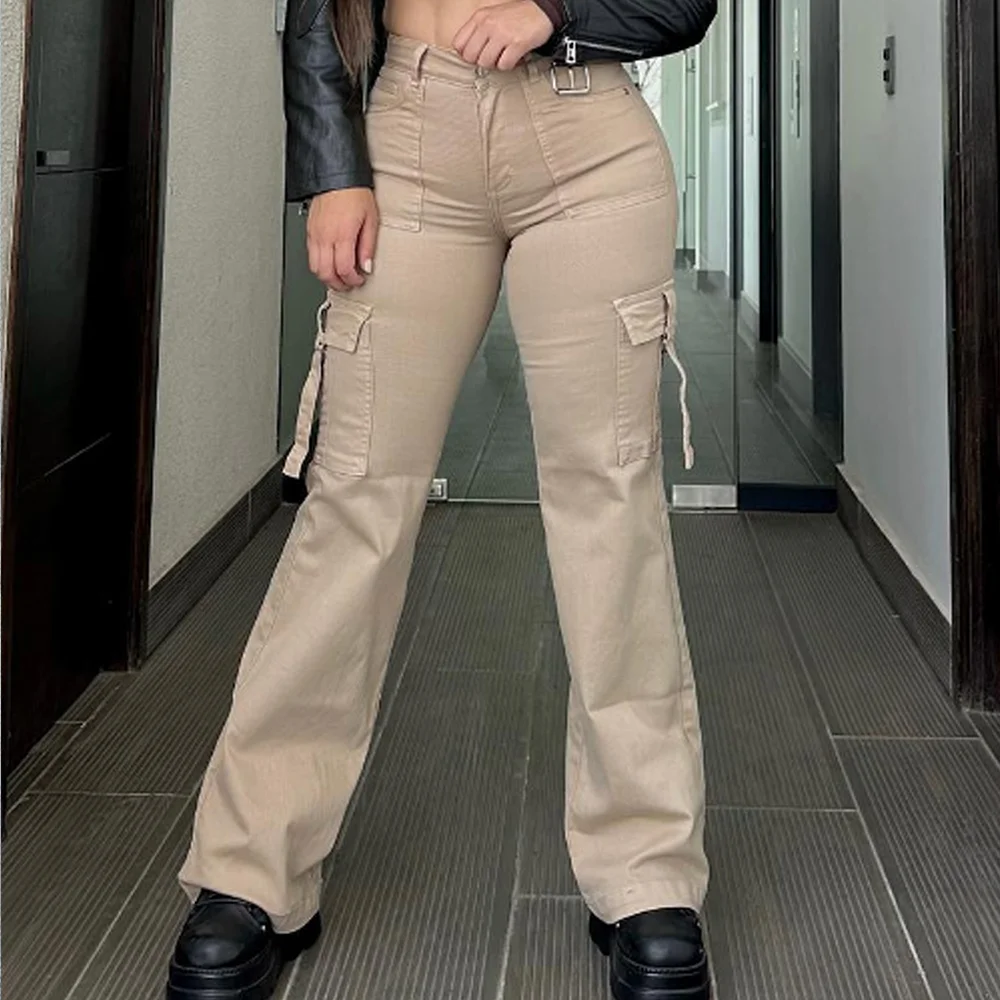 Y2K Vintage Blue Grey Khaki Cargo Jeans Women 2023 Korean Style Wide Leg Denim Pants Casual Streetwear Hip Hop Pockets Trousers
Y2K Vintage Blue Grey Khaki Cargo Jeans Women 2023 Korean Style Wide Leg Denim Pants Casual Streetwear Hip Hop Pockets Trousers