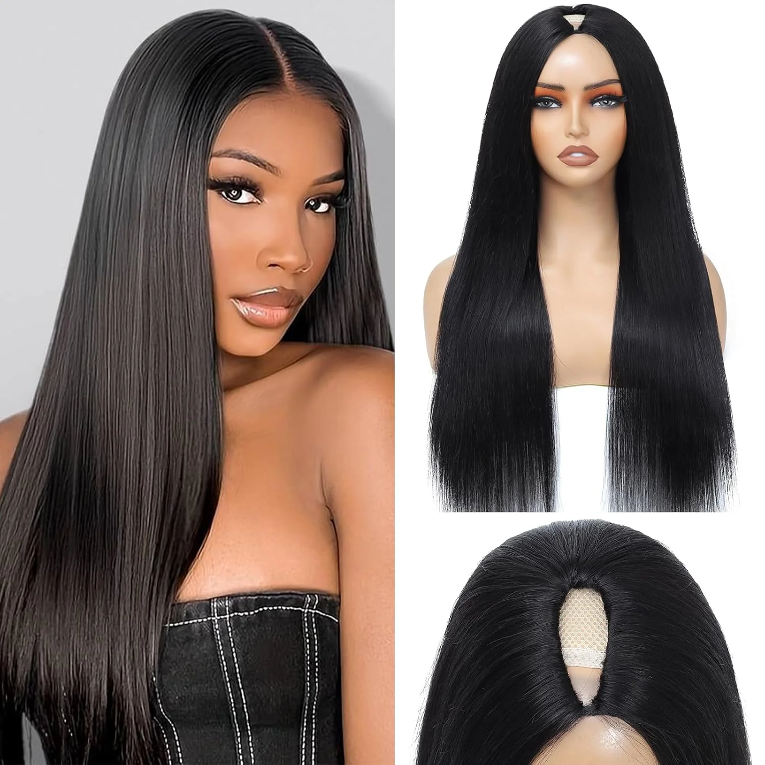 V Part Wig Human Hair Wigs For Black Women Straight V Part Wigs Upgrade U Part Human Hair Wig No Leave Out Clip In Half Wigs
V Part Wig Human Hair Wigs For Black Women Straight V Part Wigs Upgrade U Part Human Hair Wig No Leave Out Clip In Half Wigs