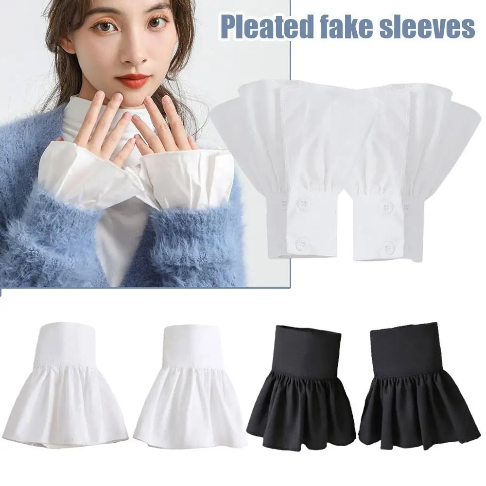 Поддельные перчатки с искусственными рукавами, многослойные оборки, кружевные накладные манжеты, аксессуары для свитера принцессы в стиле Лолиты для девочек, женские аксессуары для косплея
Поддельные перчатки с искусственными рукавами, многослойные оборки, кружевные накладные манжеты, аксессуары для свитера принцессы в стиле Лолиты для девочек, женские аксессуары для косплея