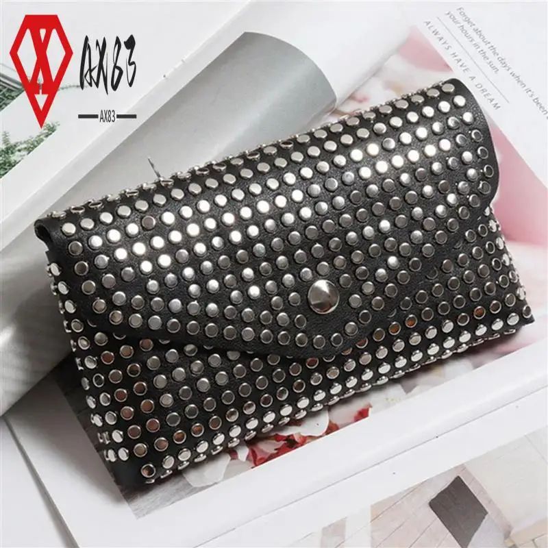 AX83-2X Fashion Rivets Waist Pack Luxury Designer Fanny Pack Small Women Waist Bag Phone Pouch Punk Belt Bag Purse(Black)
AX83-2X Fashion Rivets Waist Pack Luxury Designer Fanny Pack Small Women Waist Bag Phone Pouch Punk Belt Bag Purse(Black)