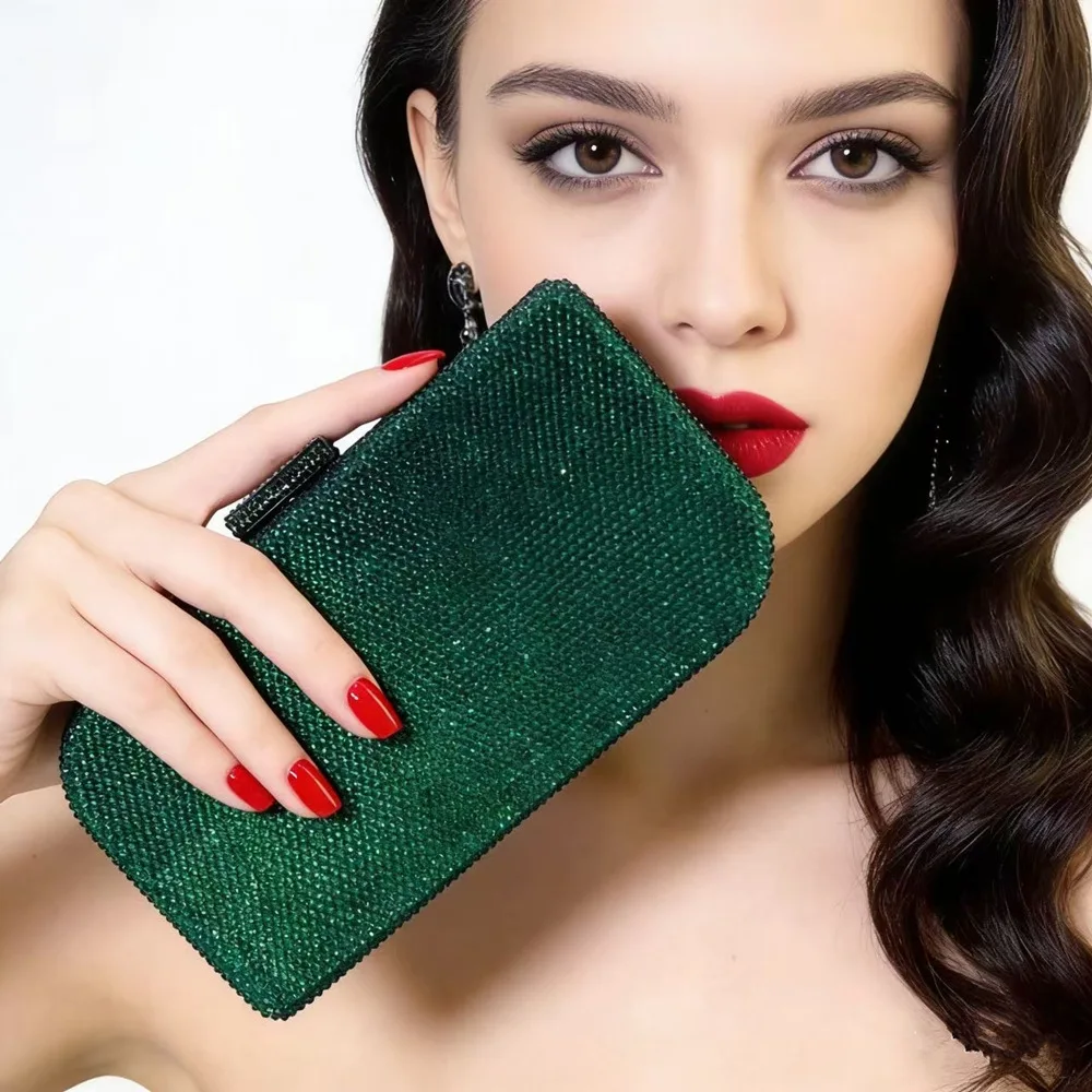 Makeup Rhinestone Wedding Dinner Bag Crystal Hot Diamond Women's Shoulder Evening Bag
Makeup Rhinestone Wedding Dinner Bag Crystal Hot Diamond Women's Shoulder Evening Bag