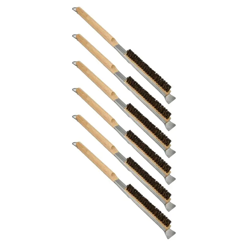 SYW-6X Pizza Oven Brush Barbecue Brushes Wooden Handle Grill Scraper Pizza Stone Cleaning Brush Household Cleaning Brush
SYW-6X Pizza Oven Brush Barbecue Brushes Wooden Handle Grill Scraper Pizza Stone Cleaning Brush Household Cleaning Brush