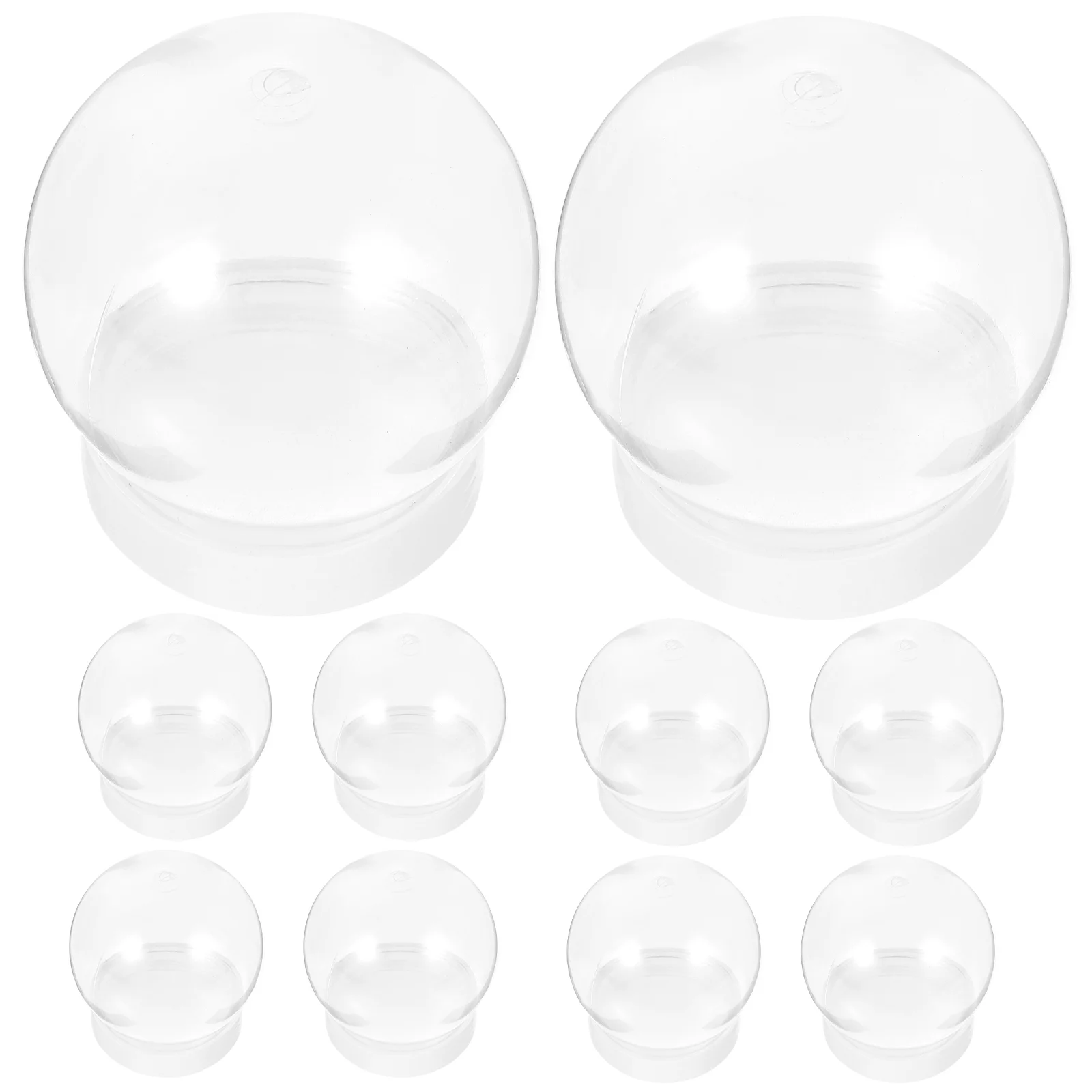 10 Pcs Christmas Snow Globe Clear Plastic Globes DIY Garland Tree Decorations Kids Craft Accessories
10 Pcs Christmas Snow Globe Clear Plastic Globes DIY Garland Tree Decorations Kids Craft Accessories