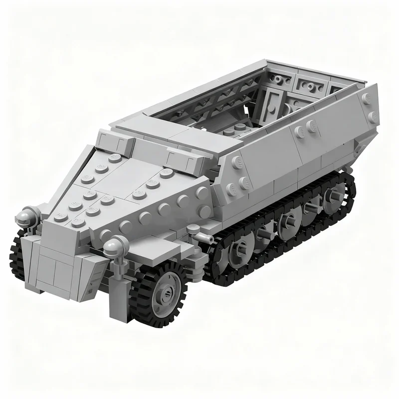 314pcs MOC Half Track Sd Kfz 251 Model Building Blocks Construction Toy Christmas Gifts DIY Creative Idea Education Birthday
314pcs MOC Half Track Sd Kfz 251 Model Building Blocks Construction Toy Christmas Gifts DIY Creative Idea Education Birthday