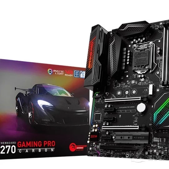 Для в штучной упаковке, штифт MSI Z270 GAMING PRO CARBON 11551 с поддержкой M.2 i56400 7700k
Для в штучной упаковке, штифт MSI Z270 GAMING PRO CARBON 11551 с поддержкой M.2 i56400 7700k