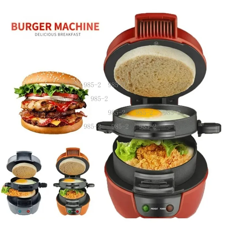Electric Hot Plate Multifunctional Burger Maker Non-stick Grill Pan for Egg Steak Sandwich
Electric Hot Plate Multifunctional Burger Maker Non-stick Grill Pan for Egg Steak Sandwich