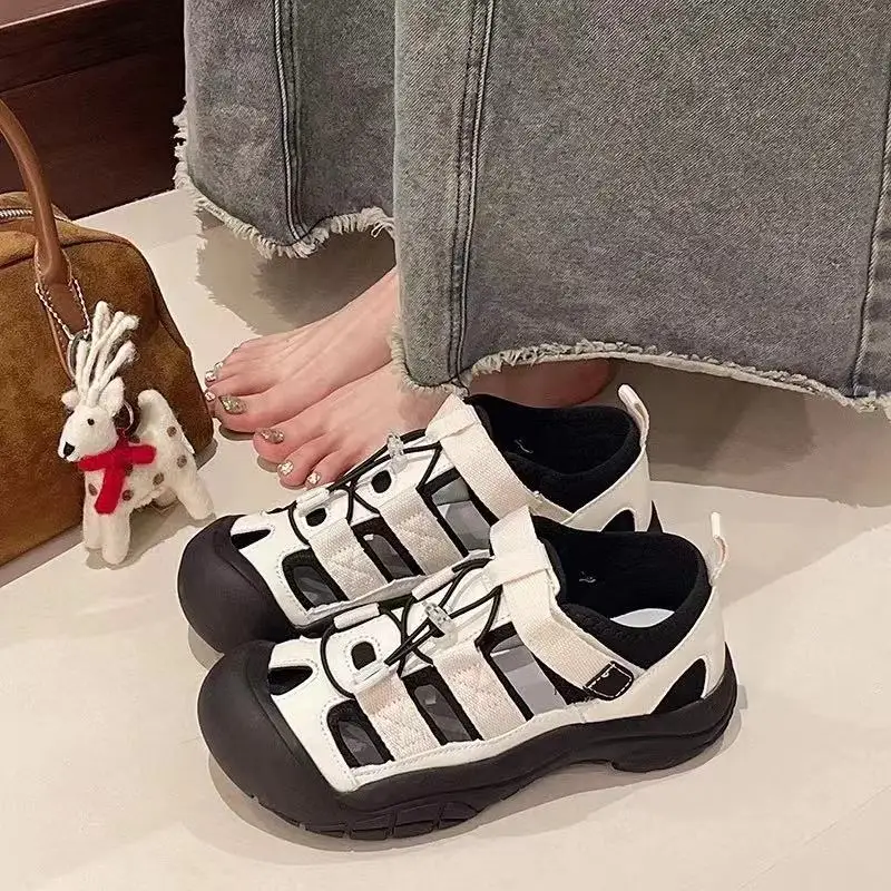 Sports sandals for women 2024 new hollow breathable thick-soled women's sandals for outdoor leisure, comfortable and non-slip
Sports sandals for women 2024 new hollow breathable thick-soled women's sandals for outdoor leisure, comfortable and non-slip