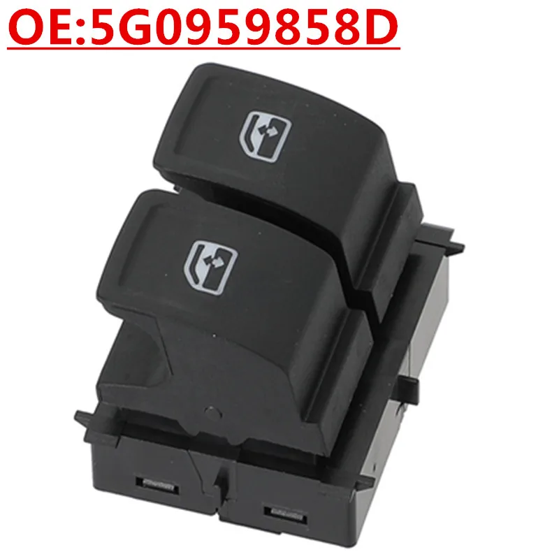 OEM: 5G0959858D Car Window Switch 4 Pin for VW Golf 7 Audi A3 Seat Leon Skoda Octavia Electric Door Control Button
OEM: 5G0959858D Car Window Switch 4 Pin for VW Golf 7 Audi A3 Seat Leon Skoda Octavia Electric Door Control Button