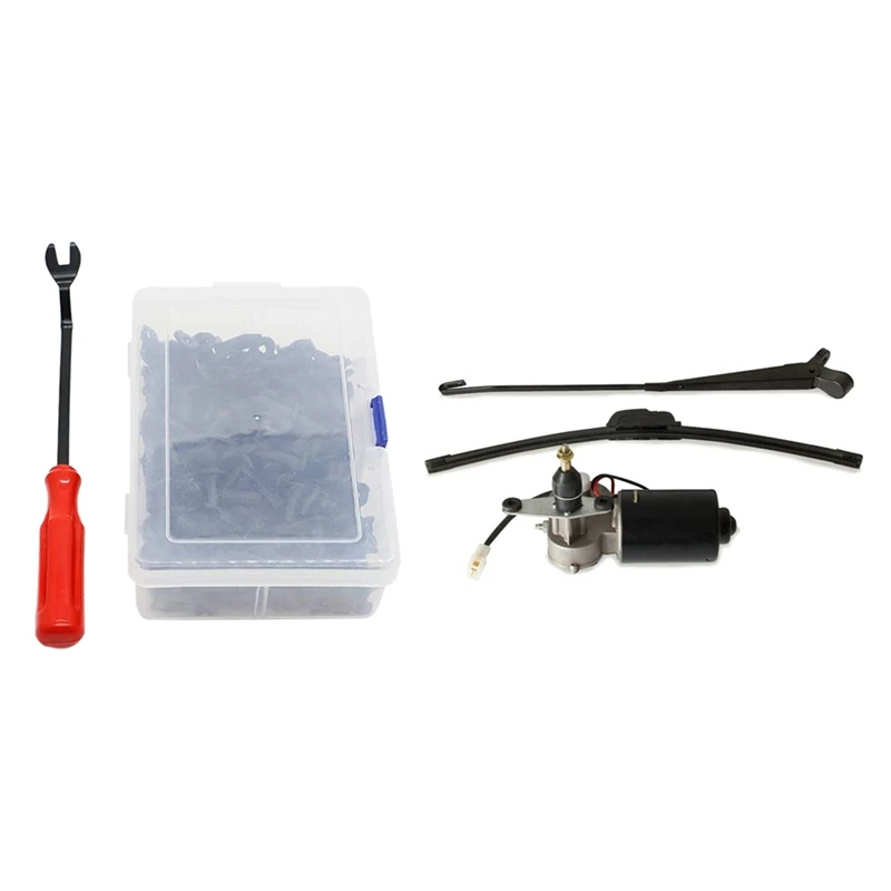 1Set Universal UTV 12V Electric Windshield Wiper Kit & 120PCS UTV Nylon Fender Clips For Polaris ATV Honda Rincon
1Set Universal UTV 12V Electric Windshield Wiper Kit & 120PCS UTV Nylon Fender Clips For Polaris ATV Honda Rincon