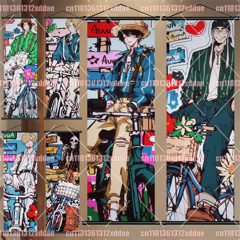 One Piece Character Creative Poster Scroll Painting Luffy Zoro Nami Robin Brook Nami Sanji Background Wall Hanging Painting Gift
One Piece Character Creative Poster Scroll Painting Luffy Zoro Nami Robin Brook Nami Sanji Background Wall Hanging Painting Gift
