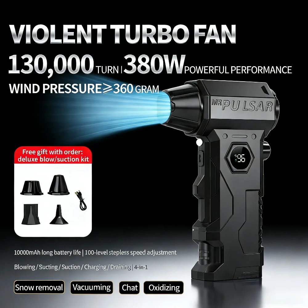 Многофункциональный воздушный насос-воздуходувка X7 3-в-1, 130000 об/мин, для чистки автомобиля, ПК и клавиатуры
Многофункциональный воздушный насос-воздуходувка X7 3-в-1, 130000 об/мин, для чистки автомобиля, ПК и клавиатуры