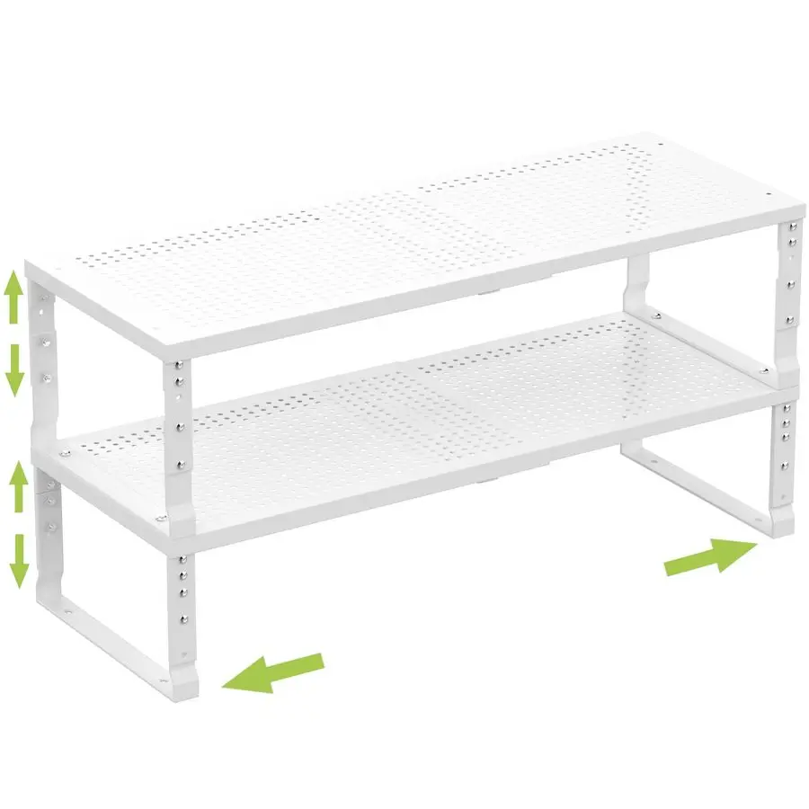 Cabinet Shelf Organizer Storage Spice Rack Shelves for Kitchen Stackable Adjustable Pantry Cupboard Bathroom Countertop Desktop2
Cabinet Shelf Organizer Storage Spice Rack Shelves for Kitchen Stackable Adjustable Pantry Cupboard Bathroom Countertop Desktop2