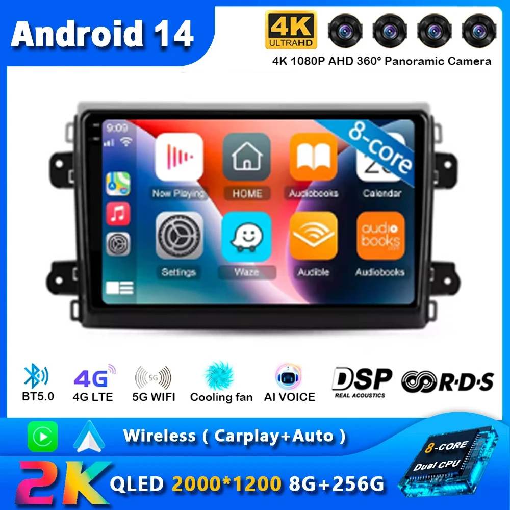 Android 14 Car Radio for Fiat Ducato Van L3H2 2021 - 2023 GPS Navigation Screen Multimedia Auto Video Player Wireless Carplay BT
Android 14 Car Radio for Fiat Ducato Van L3H2 2021 - 2023 GPS Navigation Screen Multimedia Auto Video Player Wireless Carplay BT