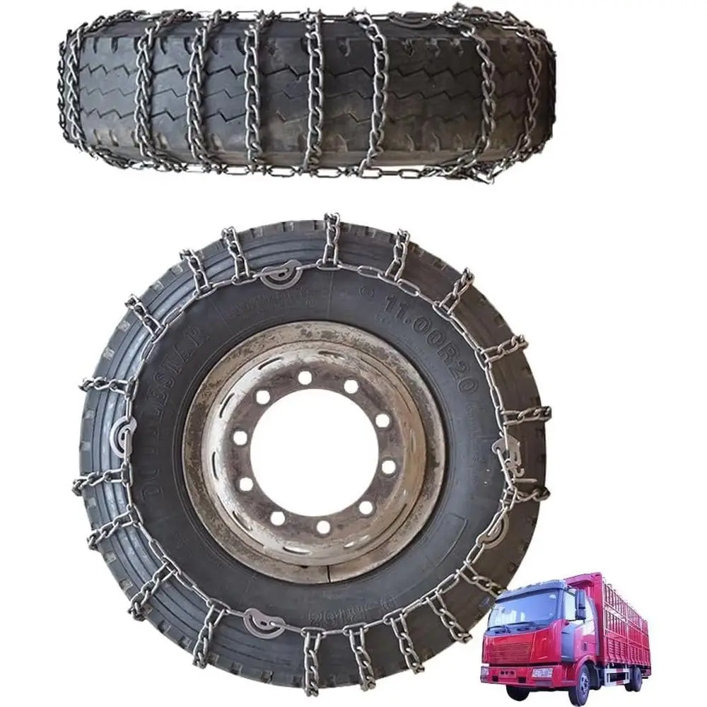 Цепи противоскольжения 9 мм для внедорожников, пикапов, грузовиков и легких грузовиков - 11R22.5 (2 шт.)
Цепи противоскольжения 9 мм для внедорожников, пикапов, грузовиков и легких грузовиков - 11R22.5 (2 шт.)