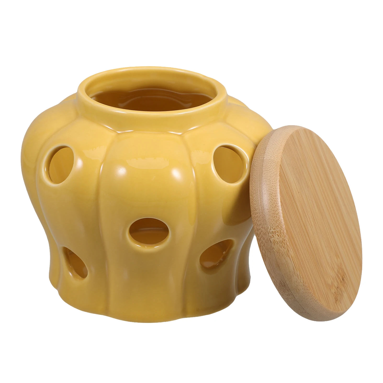 Ceramic Garlic Large Capacity Ginger Jars With Lids Potato Ventilation Kitchen ganizer Container Canister Bowl
Ceramic Garlic Large Capacity Ginger Jars With Lids Potato Ventilation Kitchen ganizer Container Canister Bowl