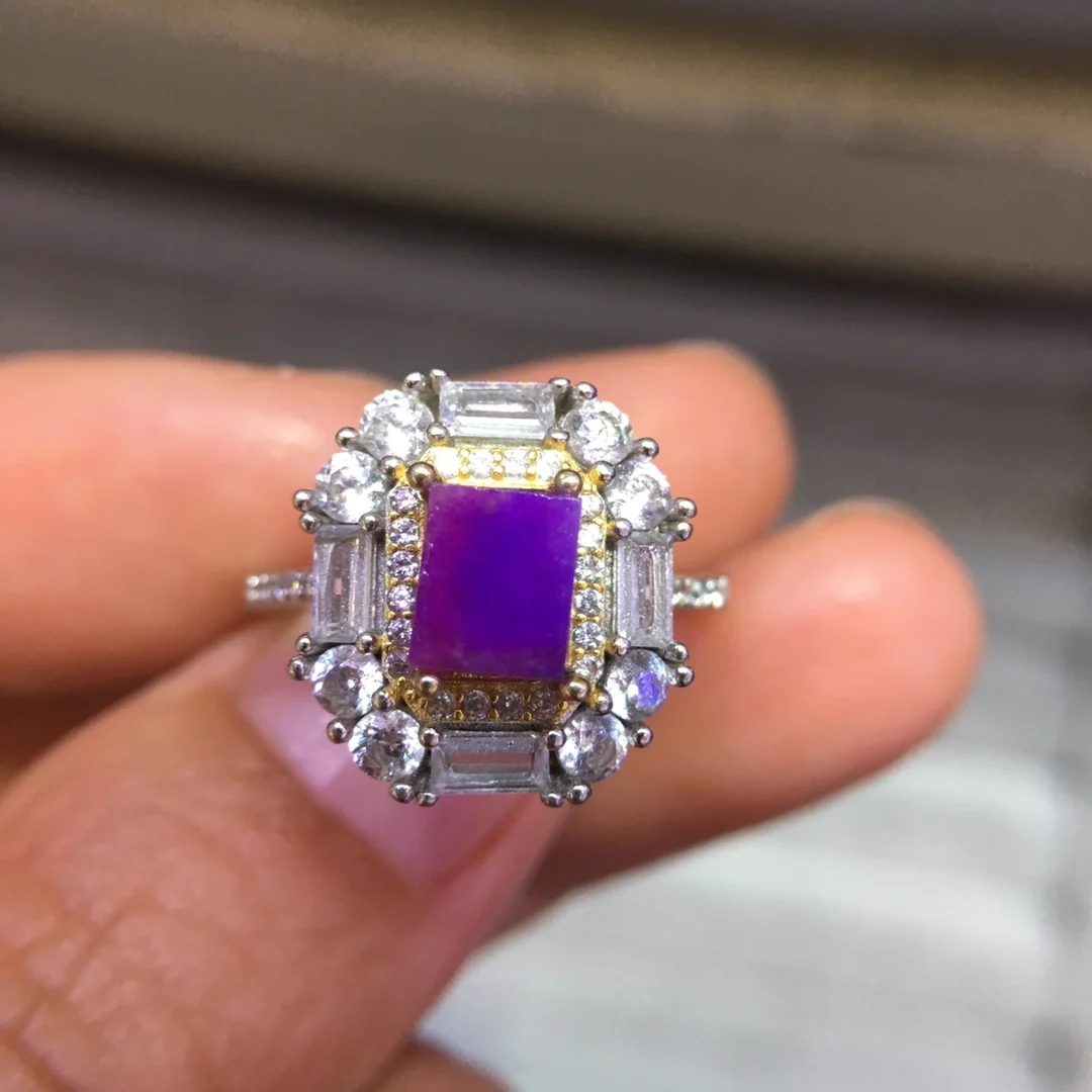 Natural Purple Sugilite Ring Cabochon Gemstone 6/5mm 925 Silver South Africa Pink Sugilite Jewelry AAAAAAA
Natural Purple Sugilite Ring Cabochon Gemstone 6/5mm 925 Silver South Africa Pink Sugilite Jewelry AAAAAAA