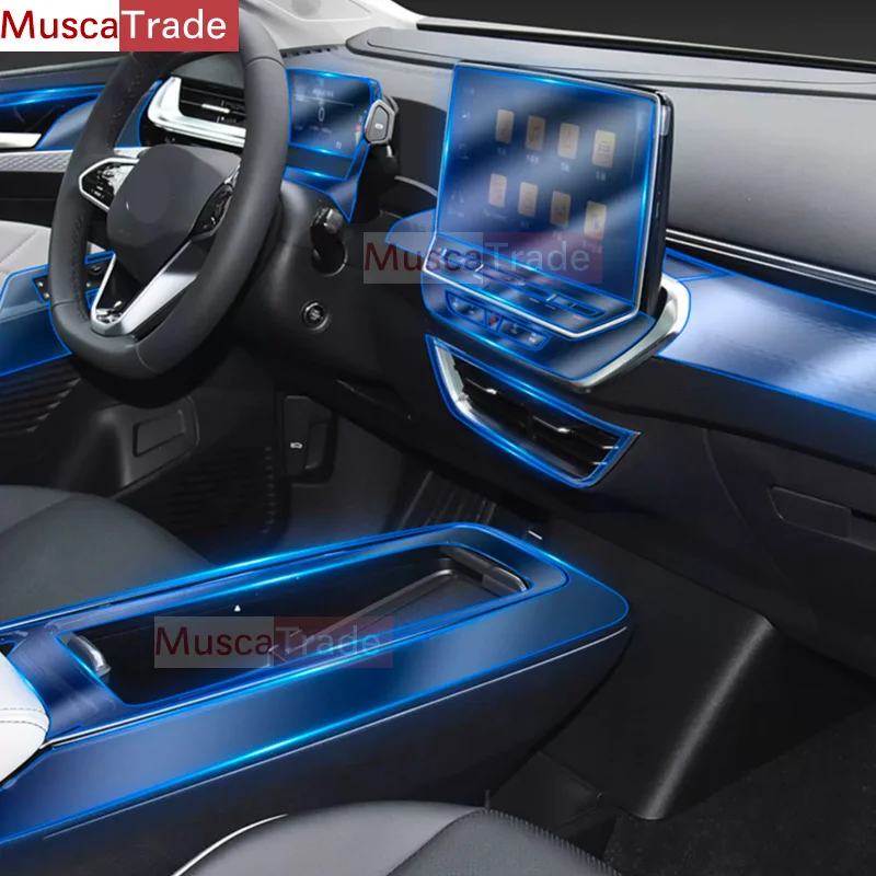 For Volkswagen ID.6 X/ID.6 CROZCar Interior Accessories Film Transparent TPU Console Anti-scratch Resist Film Radio Display Film
For Volkswagen ID.6 X/ID.6 CROZCar Interior Accessories Film Transparent TPU Console Anti-scratch Resist Film Radio Display Film