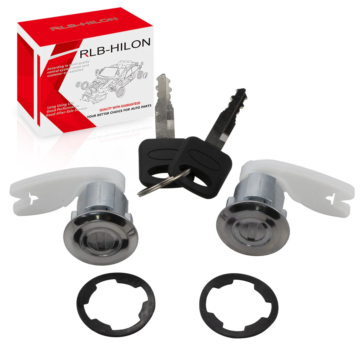 Door Lock Cylinders Pair Set with 2 Keys for 1992-1995 Ford F150 F250 F350 Bronco
Door Lock Cylinders Pair Set with 2 Keys for 1992-1995 Ford F150 F250 F350 Bronco