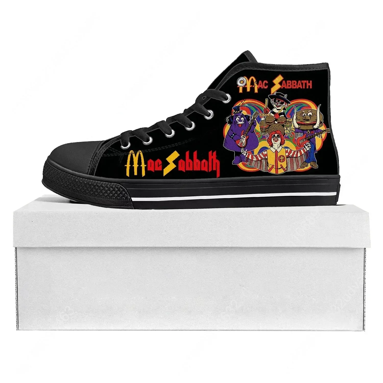 Mac Sabbath High Top High Quality Sneakers Mens Womens Teenager Canvas Sneaker Casual Custom Made Shoes Customize DIY Shoe Black
Mac Sabbath High Top High Quality Sneakers Mens Womens Teenager Canvas Sneaker Casual Custom Made Shoes Customize DIY Shoe Black