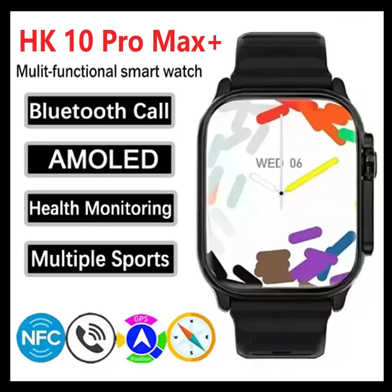 New HK10 PRO MAX+ Smart Watch 49mm 2026 New NFC Men Women GPS Track Bluetooth Call BT Music Games Wireless Charging Smartwatch
New HK10 PRO MAX+ Smart Watch 49mm 2026 New NFC Men Women GPS Track Bluetooth Call BT Music Games Wireless Charging Smartwatch