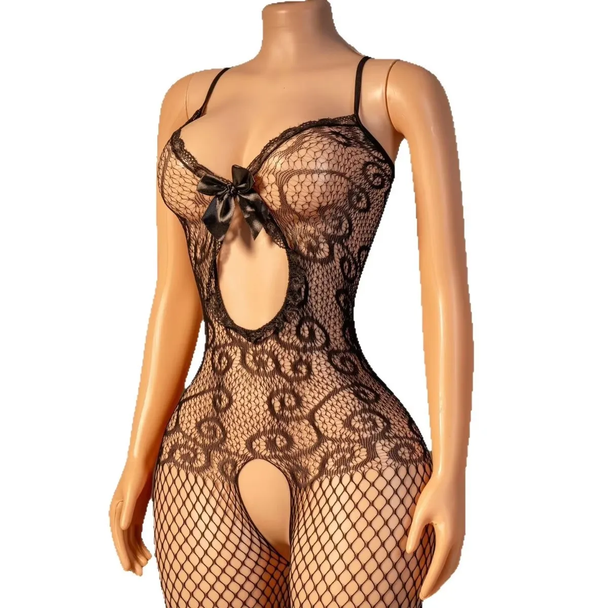Fishnet Bodysuit Crotchless Tights Women Underwear Ladies Bodystockings Mesh Erotic Costumes Nightclubs Sexy Lingerie
Fishnet Bodysuit Crotchless Tights Women Underwear Ladies Bodystockings Mesh Erotic Costumes Nightclubs Sexy Lingerie