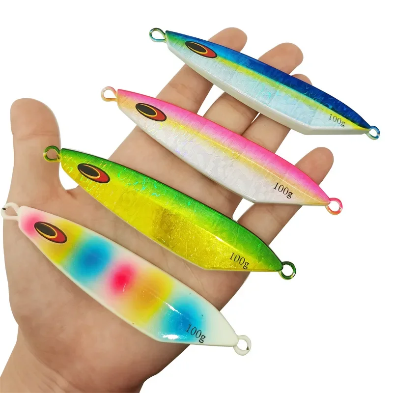 1PCS 100g Slow Sinking Slow Shaking Asymmetric Luminous Iron Plate Lead Fishing Bait ShoreDrag CastJigging Sea BassFishingTackle
1PCS 100g Slow Sinking Slow Shaking Asymmetric Luminous Iron Plate Lead Fishing Bait ShoreDrag CastJigging Sea BassFishingTackle