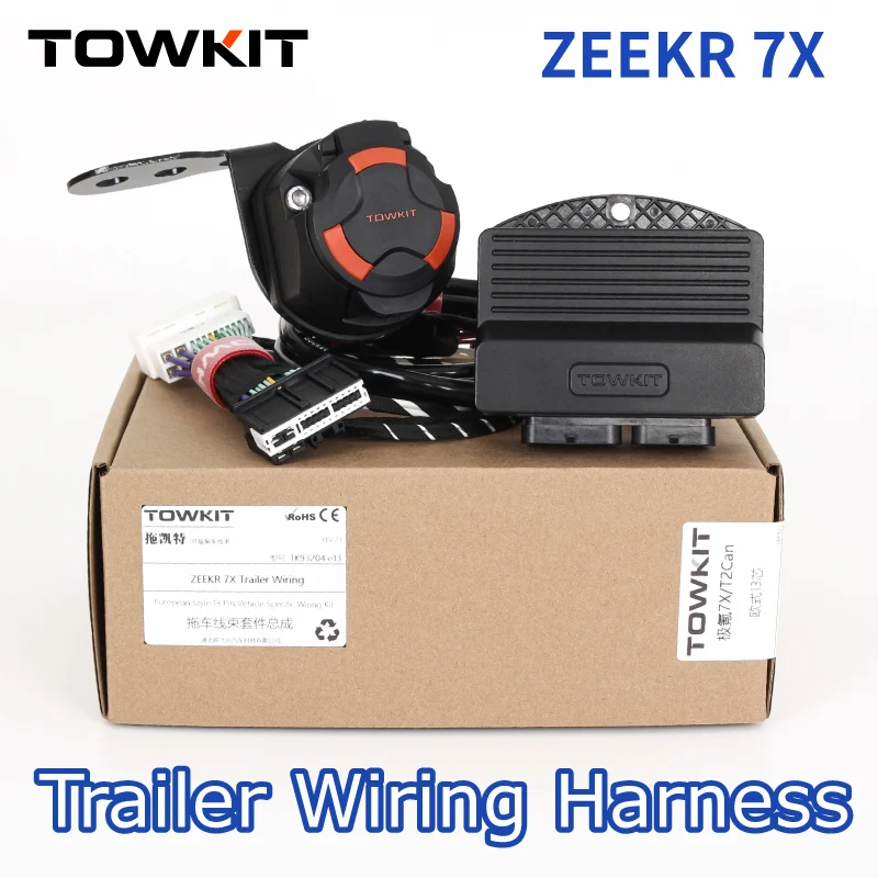 For ZEEKR 7x Trailer harness Eur 13/7 pin trailer RV tail light signal Australia 12/7 pin ZEEKR 7X Trailer wiring Socket
For ZEEKR 7x Trailer harness Eur 13/7 pin trailer RV tail light signal Australia 12/7 pin ZEEKR 7X Trailer wiring Socket