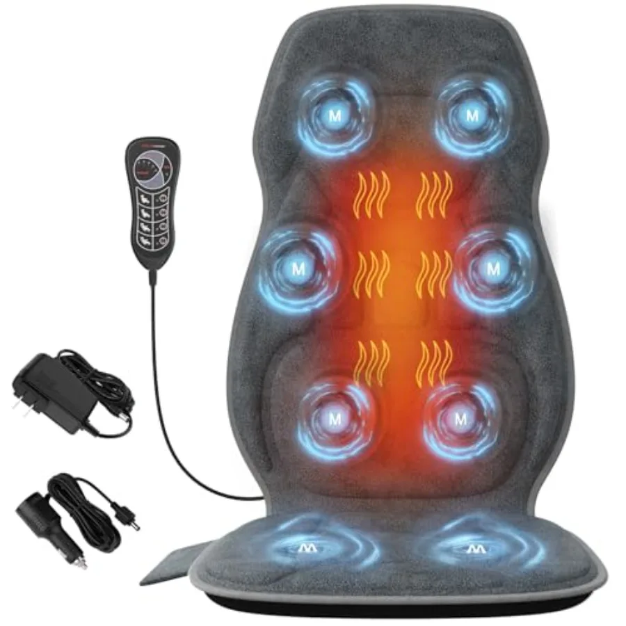Back Massager with Soft Plush Fabric Cover 8 Vibration Motors 2 Heating Levels for Recliner Office Chair Sofa Use
Back Massager with Soft Plush Fabric Cover 8 Vibration Motors 2 Heating Levels for Recliner Office Chair Sofa Use