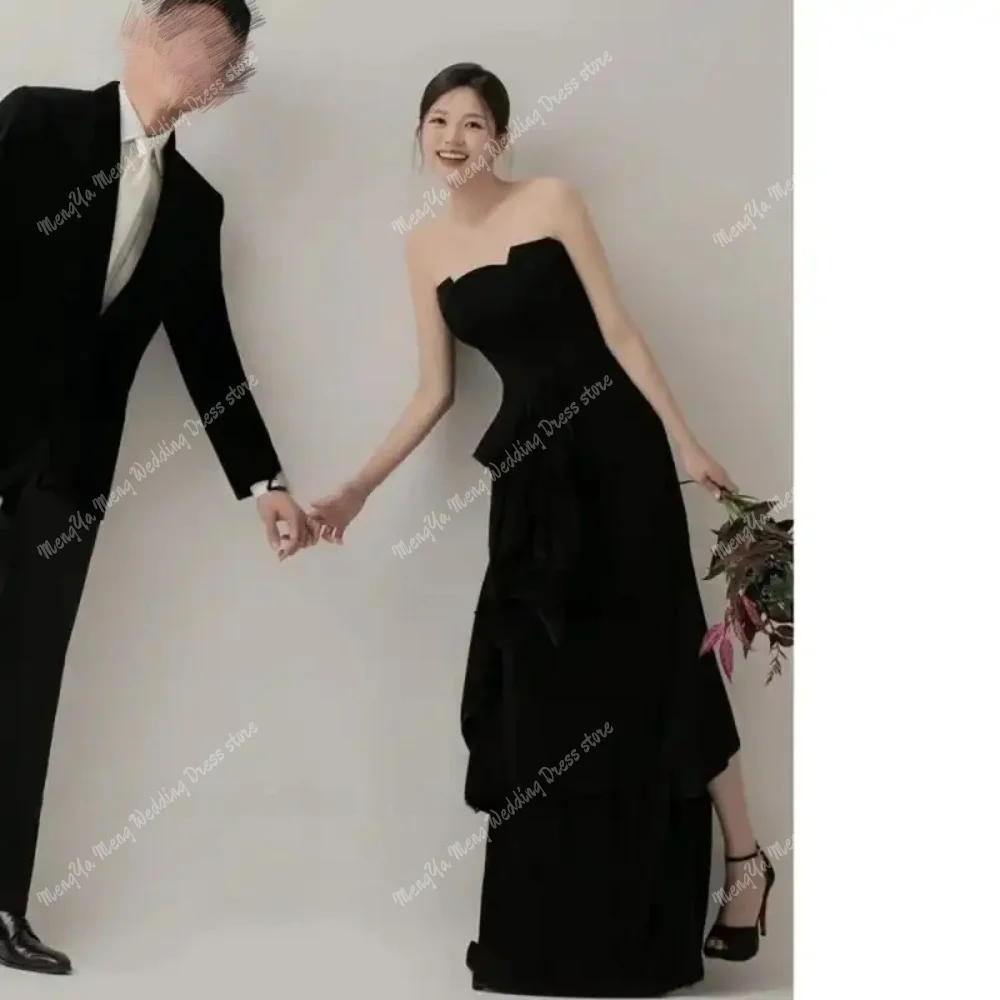 ZHUISHU простое черное корейское свадебное платье для фотосессии без бретелек длиной до пола, вечернее платье, платье для дня рождения, по индивидуальному заказу
ZHUISHU простое черное корейское свадебное платье для фотосессии без бретелек длиной до пола, вечернее платье, платье для дня рождения, по индивидуальному заказу