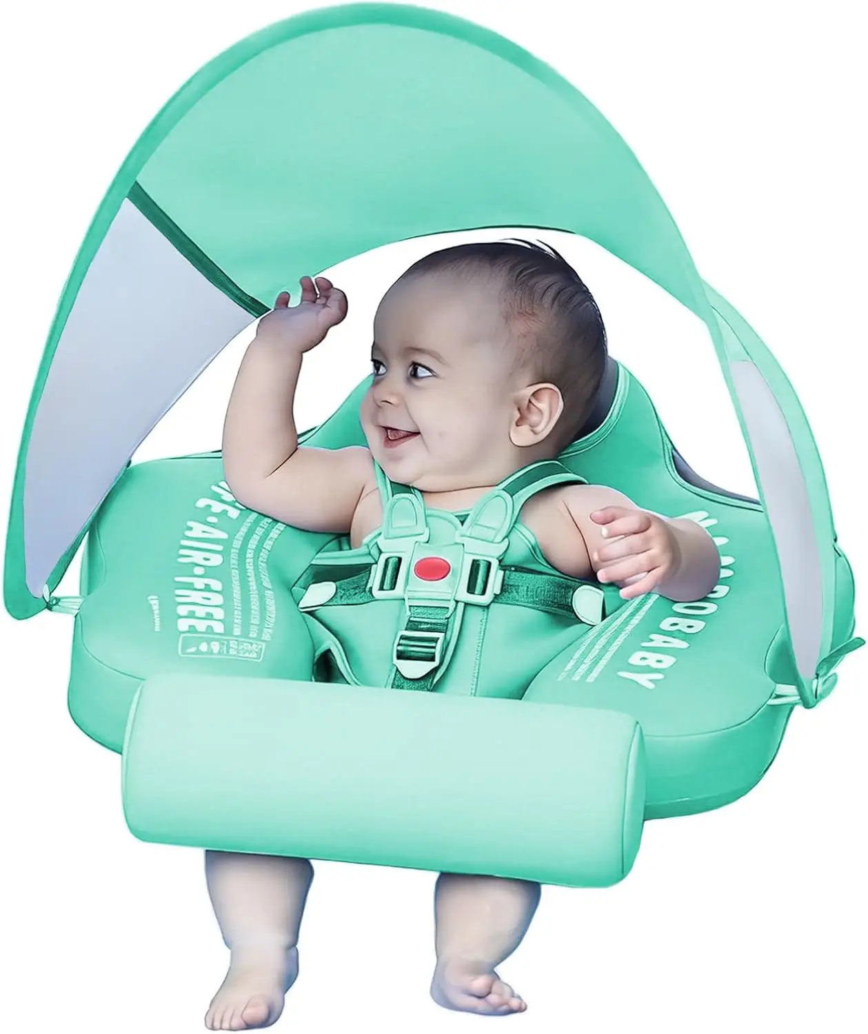 Non-Inflatable Baby Swim Float with Tail & Canopy, Swim Trainer for 3-24 Months, 13-40 lbs, Girls & Boys
Non-Inflatable Baby Swim Float with Tail & Canopy, Swim Trainer for 3-24 Months, 13-40 lbs, Girls & Boys