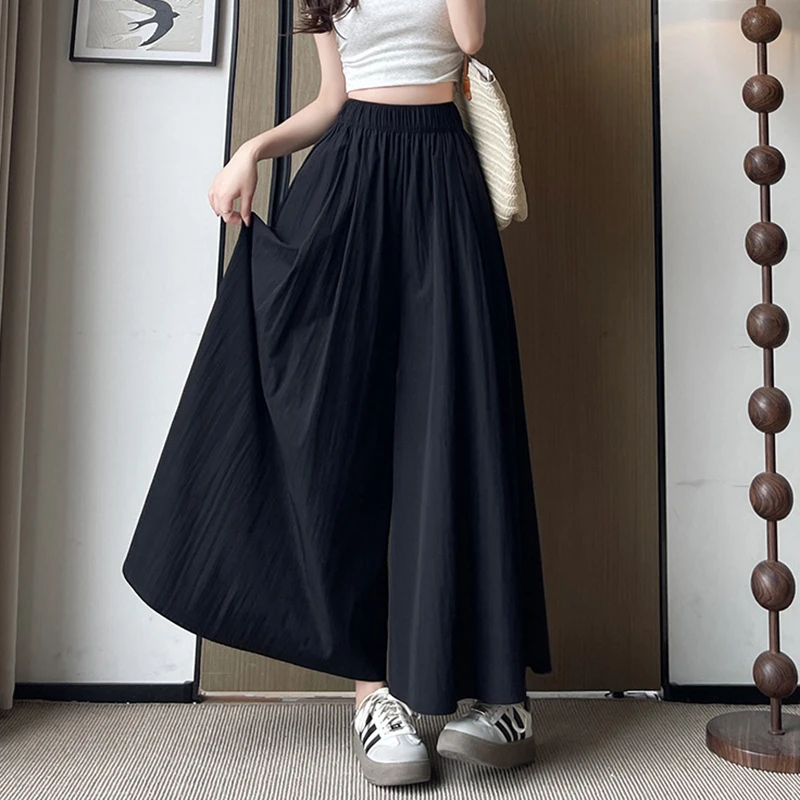 Casual Yamamoto Skirt Pants Women Summer High Waisted A Line Wide Leg Trousers Harajuku Y2K Draped Solid Breathable Pants
Casual Yamamoto Skirt Pants Women Summer High Waisted A Line Wide Leg Trousers Harajuku Y2K Draped Solid Breathable Pants