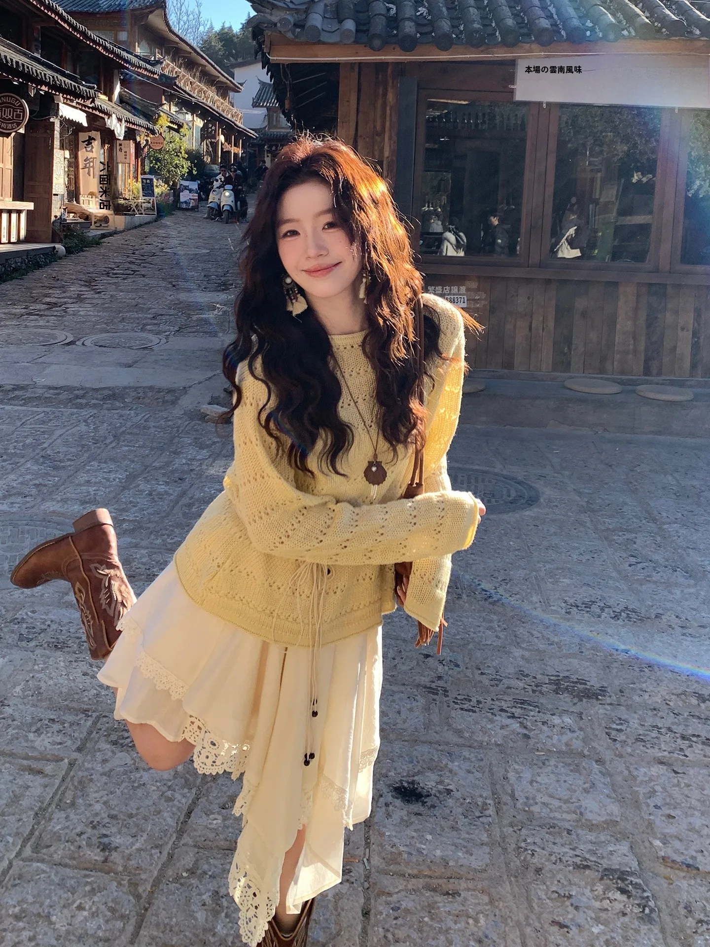 Even-wen Light Dance Korean Sle High nce White Silk f Skirt Irregular Gentle Lace ort Skirt Women's Faion
Even-wen Light Dance Korean Sle High nce White Silk f Skirt Irregular Gentle Lace ort Skirt Women's Faion