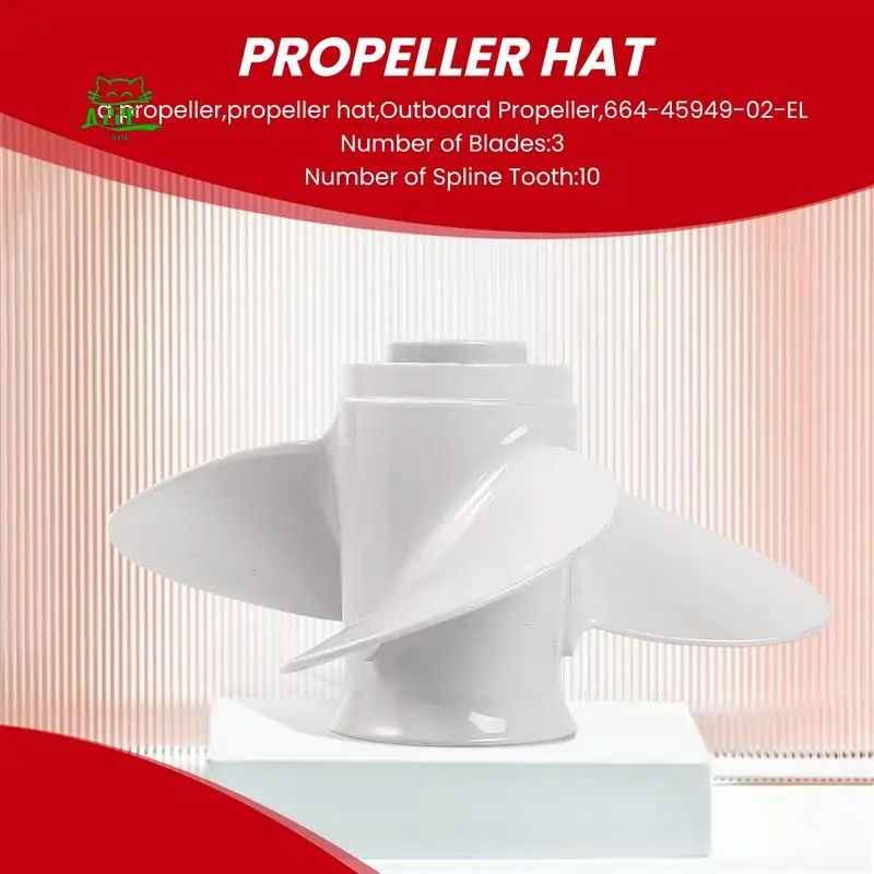 A22E-664-45949-02-El Marine Boat Outboard Propeller 9 7/8 X 13 For Yamaha 20-30Hp Right-Hand Rotation 3 Blades White
A22E-664-45949-02-El Marine Boat Outboard Propeller 9 7/8 X 13 For Yamaha 20-30Hp Right-Hand Rotation 3 Blades White