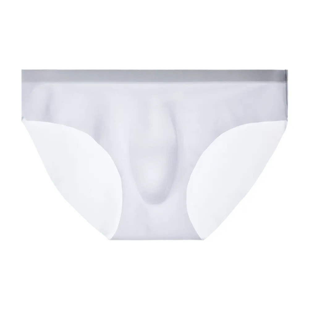 Fashion Summer Thin Ice Silk Briefs Men Underpants Simple Thin Ice Silk Panties Lingerie Breathable Seamless Underwear Men Daily
Fashion Summer Thin Ice Silk Briefs Men Underpants Simple Thin Ice Silk Panties Lingerie Breathable Seamless Underwear Men Daily